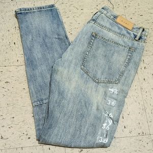 Men mnml M4 Blue Denim
